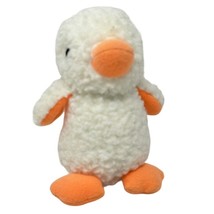 Gund Twitter Critter Duck Plush Rattle White Curly Sherpa Grabber Vintag... - £13.28 GBP