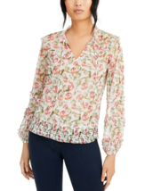 Inc Printed Peasant Blouse, Size XL - £21.36 GBP