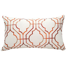 Biltmore Gate Orange Throw Pillow 12x20, Complete with Pillow Insert - £32.99 GBP