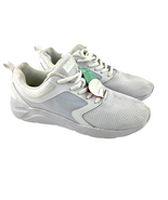 White Casual Lace Up Training Shoes Sz 9.5 Comfortable Women&#39;s Uniform  - £10.56 GBP