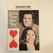 1976 Curtain Time Same Time Next Year by Bernard Slade - $28.45