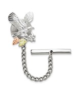 Black Hills Gold Sterling Silver Eagle Tie Tac Pin - £90.20 GBP
