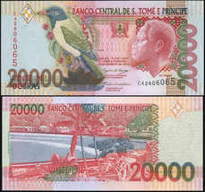 Sao Tome and Principe. Banknote 20000 dobras. 2004. Unc. Paper. Cat# P.67c - $7.05