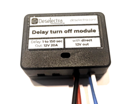 Car timer switch time relay 1-150s kit delay off box 20A direct 12V out ... - $8.74