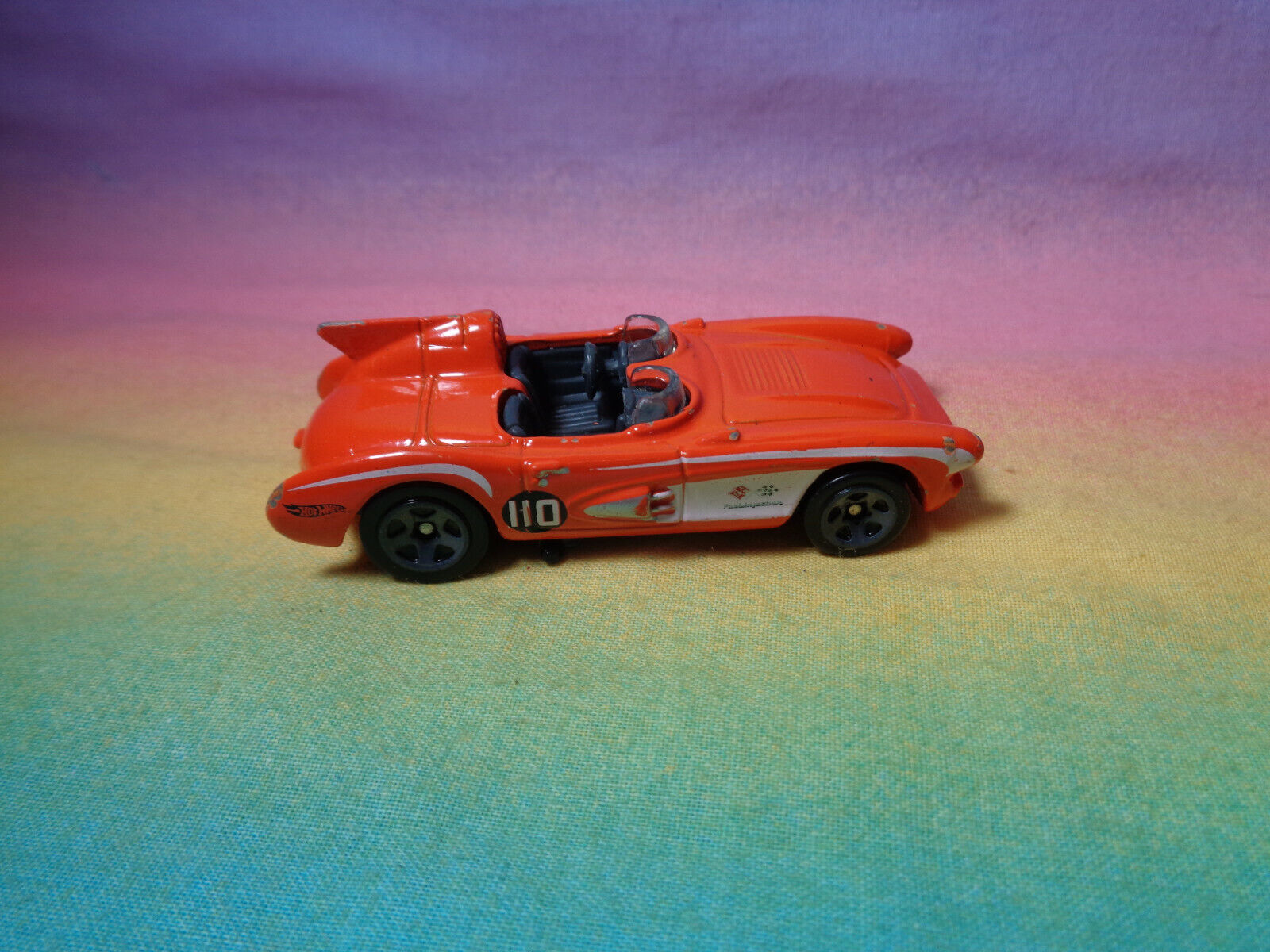 Primary image for Vintage 2001 Mattel Hot Wheels Chevrolet Corvette SR-2 Convertible Orange Car