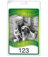 GEORGE JONES 2013 The Grand Tour Concert MEET &amp; GREET Laminated Pass - $39.59