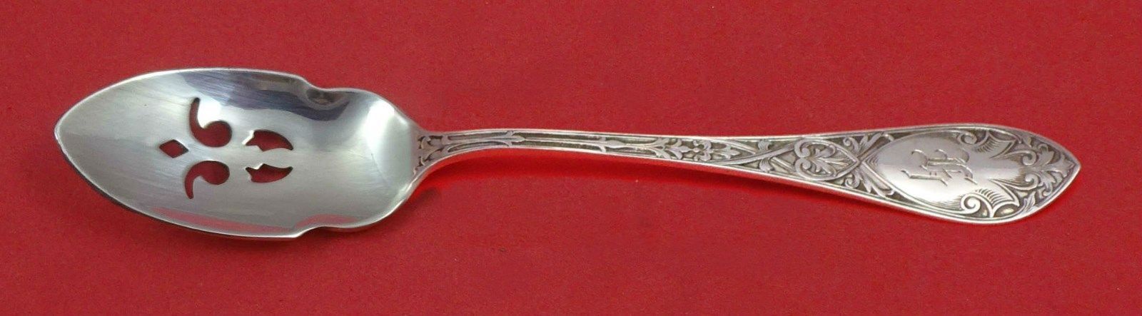 Primary image for Orleans by Watson Sterling Silver Olive Spoon Pierced 5 3/4" Custom Made