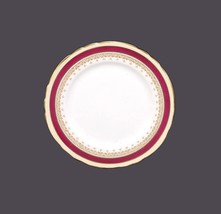 Aynsley Wendover Maroon bread plate. Bone china made in England. - £26.54 GBP