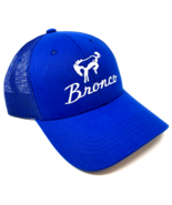 FORD BRONCO ROYAL BLUE ADJUSTABLE CURVED BILL MESH TRUCKER SNAPBACK HAT CAP NWT - €21,26 EUR