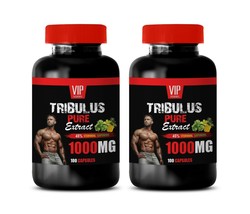 Testosterone Enhancer For Men Tribulus Pure Extract Mass Muscle 200 Caps - £26.81 GBP