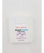 Vintage Johnson &amp; Johnson Reach Floss for Kids GRAPE WOVEN Collectible 9... - $509.01 MXN