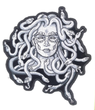 Medusa The Gorgon Iron On Sew On Embroidered Patch 4 &quot;x 4 1/2 &quot; - $7.49