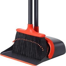 Broom and Dustpan Broom and Dustpan Set for Home Dustpan with 52&quot; Long H... - £41.43 GBP