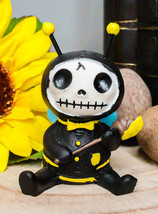 Furry Bones Buzz The Busy Bumblebee Honey Bee Skeleton With Bowtie Figurine - $279.41 MXN