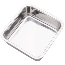Norpro 8 Inch Stainless Steel Cake Pan, Square - £19.17 GBP