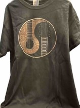 Ying  Yang Guitar T Shirt Size Medium - £9.55 GBP