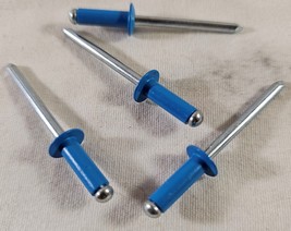 RIVETS SMALL HEAD 50 CT 3/16&quot; PEPSI FINISH Pop Rivet Racing Fastener IMC... - $8.86