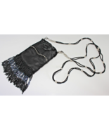 Artisan Bag Black Beaded I.D Credit Card Crossbody Pouch 5&quot; L X 3.25&quot; To... - €19,72 EUR
