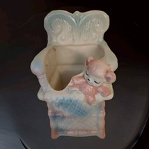 Vintage Inarco Japan PLANTER FLOWER POT Kid Nursery Decor High Chair Baby  - £10.41 GBP