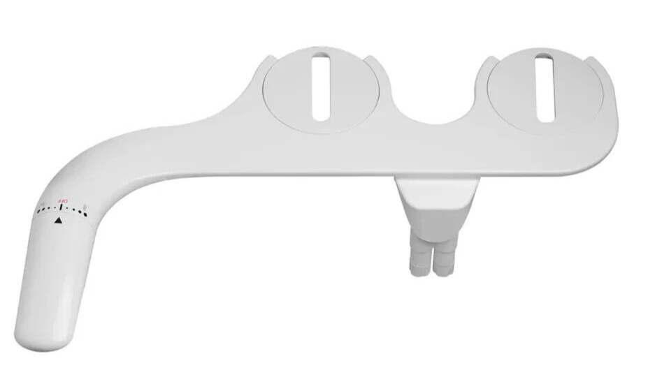 Ultra-Slim Bidet Attachment for Toilet Dual Nozzle Frontal & Rear Wash ~ New