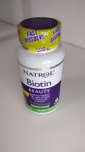 Natrol Biotin Fast Dissolve - Strawberry 5,000 mcg 90 Tabs - £7.43 GBP