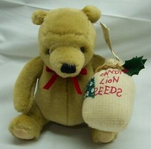 Gund Disney Classic Holiday Winnie The Pooh Bear 5&quot; Plush Stuffed Animal W/ Tag - £14.33 GBP