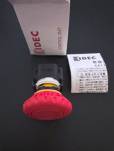 XA1E-BV401RH Idec Emergency Stop Switch Emo 40mm Push Button 1NC Bright Red - £26.98 GBP