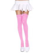 MUSIC LEGS Opaque Thigh Hi Hosiery Doll Pink One Size - €2,48 EUR