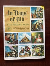 A Golden Stamp Book - In Days Of Old - P-38 - All But 6 Stamps Not Yet Affixed! - £27.34 GBP