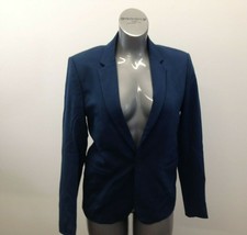 Guess Women’s One Button Blazer Size S Blue Long Sleeve Cotton/Spandex/N... - $6.34