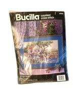 Cross Stitch Kit &quot;This Side Of Heaven&quot; Vintage 1992 Bucilla  #40628 - £16.15 GBP
