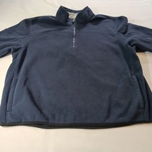 Athletic Works AW380145 Men's Blue Fleece 1/4 Zip Hoodie Sweatshirt XL (46/48) image 5