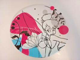 Tinkerbell Sketch Oval Plastic Plate 10 3/4&quot; X 9 3/4&quot; Disney Zak Design ... - £8.51 GBP