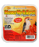 Bird Suet Cakes 12 Never Melt Hot Pepper Suet Cake, 12 oz, Pack of 12 - £41.11 GBP