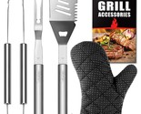 Grill Tools Grill Utensils Set - 3Pcs Bbq Tools, Stainless Barbeque Gril... - $47.49