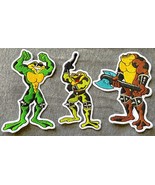Battletoads Embroidered Figure Patch Set Ninja Turtles Badge Frog Action... - £25.94 GBP