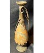 Antique Old Bronze Stone or Marble Art Nouveau Period Flower Bud Vase Sc... - $158.36 CAD