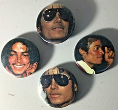Lot Of 4 Vintage Michael Jackson Buttons. - £3.88 GBP