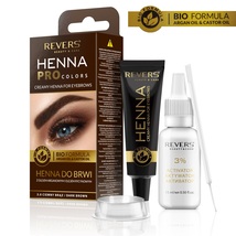 Eyebrow Dye Kit, Professional Formula Brow Tint HENNA for eyebrows Dark Brown - £11.86 GBP