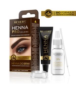 Eyebrow Dye Kit, Professional Formula Brow Tint HENNA for eyebrows Dark Brown - $14.90