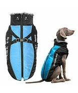 Didog Waterproof Dog Winter Jacket Coat Chest 23” Back 19” 20-30lbs Blue... - £26.46 GBP