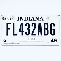 2007 United States Indiana Marion County Fleet License Plate FL432ABG - £13.23 GBP