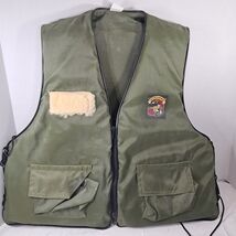 Vintage Stearns fishing vest Type III OD Green Boat Life Jacket Adult un... - $40.00