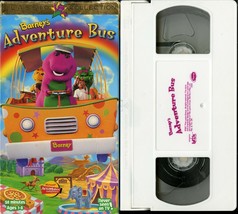 Barny&#39;s Adventure Bus Vhs Lyrick Video Embossed Case Tested - £5.55 GBP