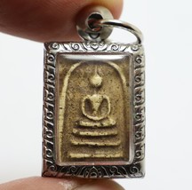 Small Phra Somdej Rakang Bless 1962 Back Ajan Toh Teach King RAMA5 Thai Amulet 1 - £105.77 GBP