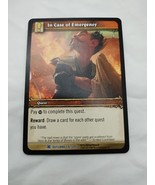 In Case Of Emergency Wow TCG Fires Of Outland Rare 236/246 - $17.54 CAD
