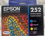 Epson 252 Ink Set T252120-BCS T252120 &amp; T252520 Genuine OEM Sealed Bulk ... - $29.98
