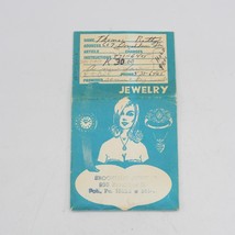 Brookline Jewelry Envelope 1960&#39;s Jewelry Store Pittsburgh Pennsylvania - £11.68 GBP