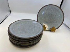 Set of 7 Jars France TOURRON GRIS ENCORE Salad / Dessert Plates France - $152.99