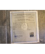 Altes Reisedokument Rumänien Zertifikat 1960 - $48.24 CAD